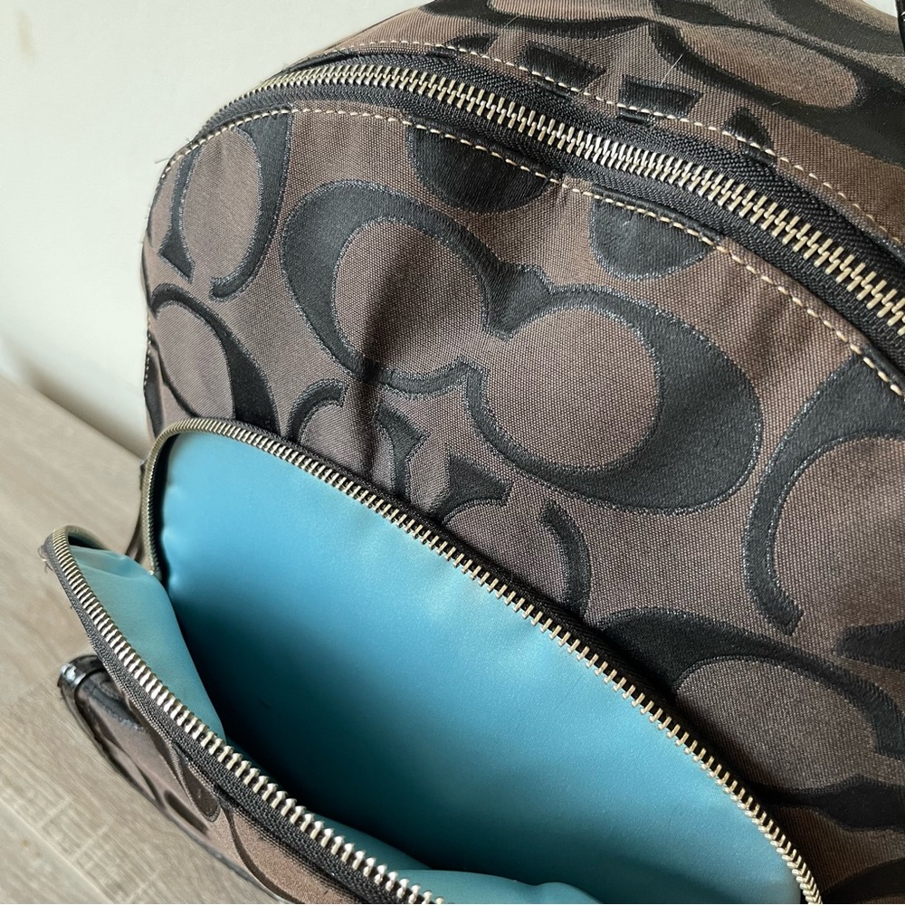 Coach Monogram Backpack - Picture 7 of 9